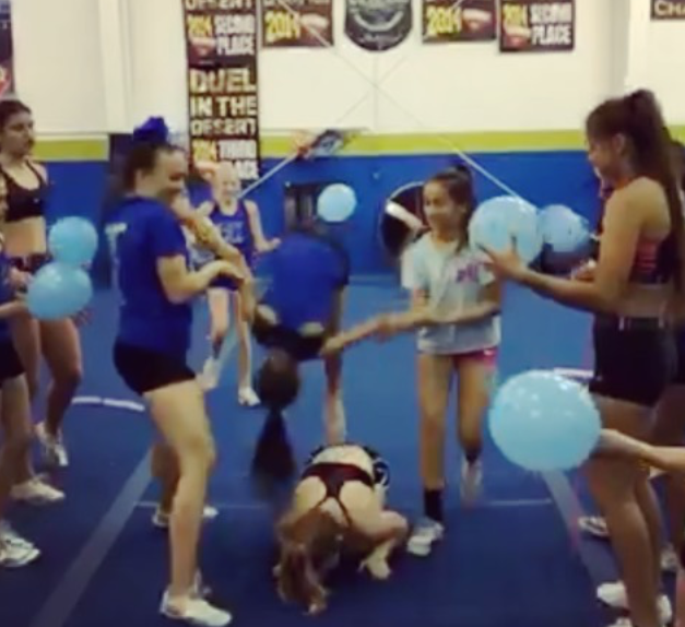 Have you ever “focus” stunted like this at practice? 😂@flipzallstars