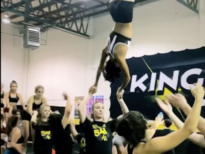 Stunt ripples are so satisfying to watch 😍 @kingdomelitecheerleading