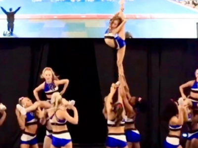 Two @cheerathletics videos in a row? We’ll, we couldn’t resist posting this one! 🤩 @ca_sassycats