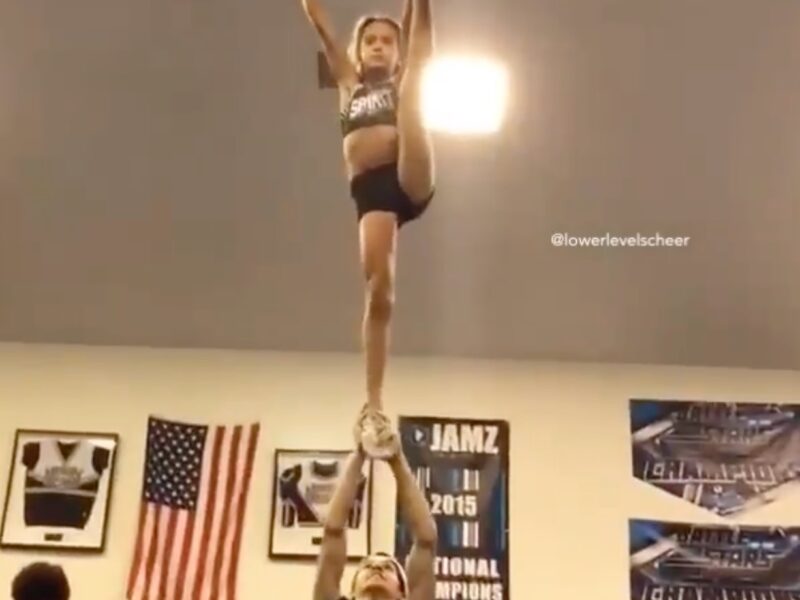 Do you have any partner stunts in your routine? 🤔 @spiritathletics