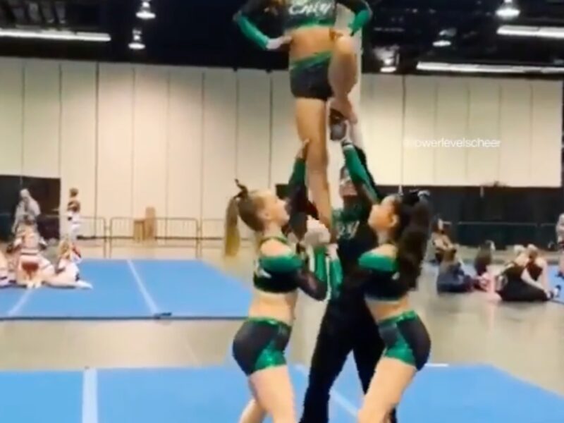 I love this stunt! @envycheer1