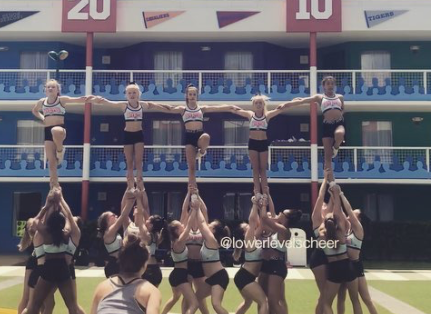 Saw @ace_invictus practice today and I love this pyramid 😍