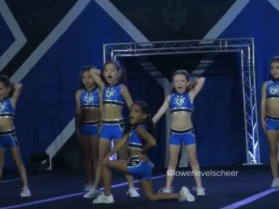 So tiny but so good! @cheerathletics Itty Bitty Kitties 💙