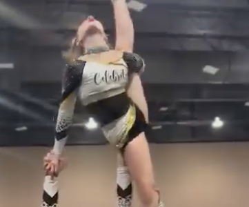 Level 1 flexibility ✅ @celebritycheerpa