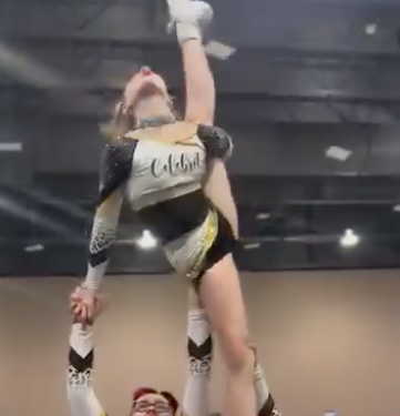 Level 1 flexibility ✅ @celebritycheerpa